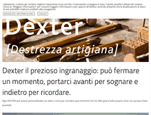 Tablet Screenshot of dextermilano.com